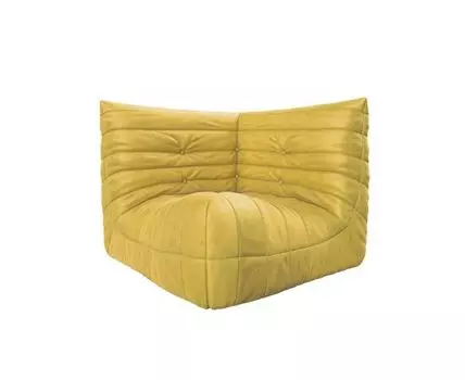 Диван Маршмеллоу Желтый Пуф