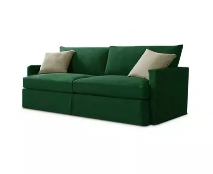 Диван Марсия ЭКО (Текстиль, изумрудный)