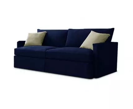 Диван Марсия ЭКО (Текстиль, темно-синий)