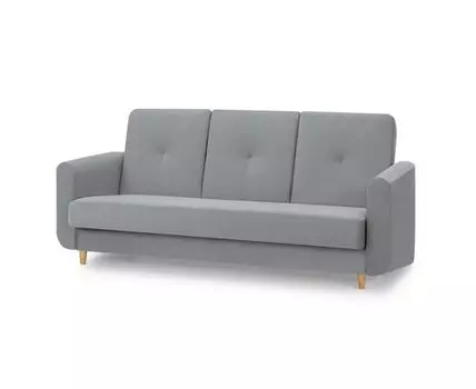 Диван Мельбурн Лайт (Велюр, Серый)