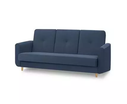 Диван Мельбурн Лайт (Велюр, Синий)