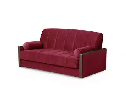 Диван Милена Лайт (Велюр, бордовый)