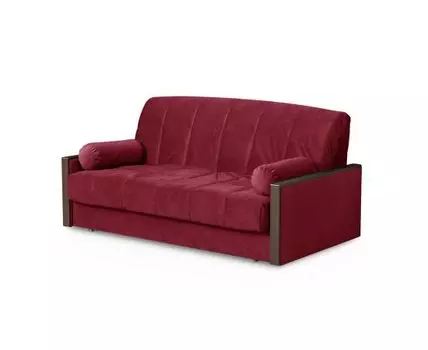 Диван Милена Лайт (Велюр, бордовый)