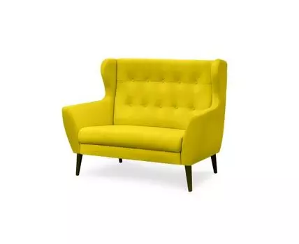 Диван Ньюкасл (Велюр, Желтый)