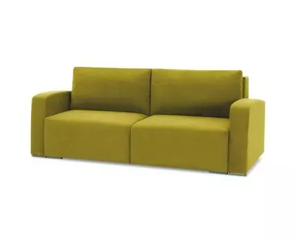 Диван Окленд Лайт (Текстиль, горчичный)