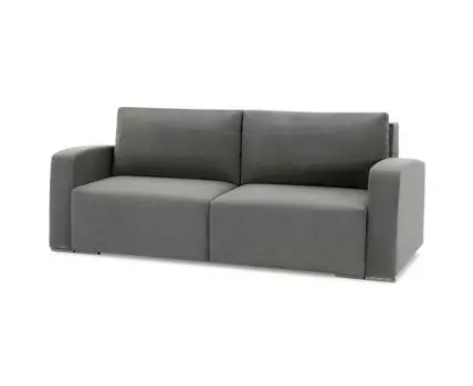 Диван Окленд Лайт (Велюр, Серый)