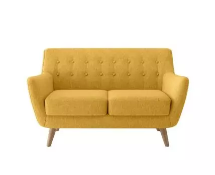 Диван Picasso двухместный горчичный