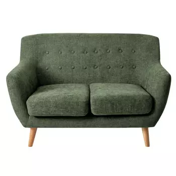 Диван Picasso двухместный зелёный, шенилл