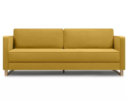 Диван прямой Данста Velvet Yellow
