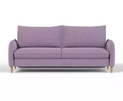 Диван прямой Мальта (сиреневый, 106, 215, Тик-так)