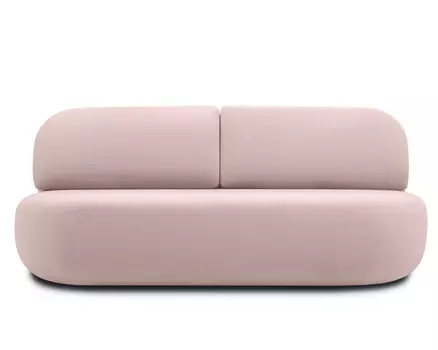 Диван прямой Мелоу Velvet Pink