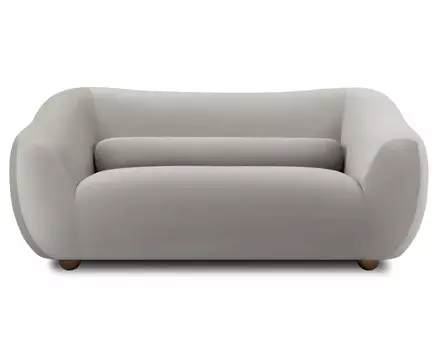 Диван прямой Тут Рядом Дом Уютный Серый