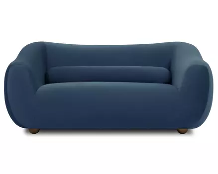 Диван прямой Тут Рядом Дом Уютный Синий