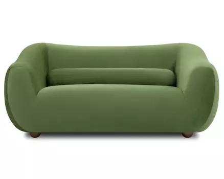 Диван прямой Тут Рядом Дом Уютный Зеленый