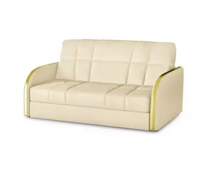 Диван Пуйл (Велюр, Кремовый)