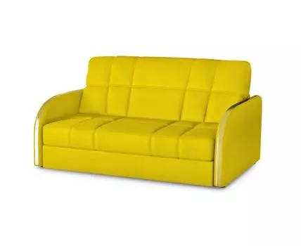 Диван Пуйл (Велюр, Желтый)