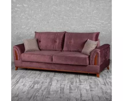 Диван раскладной "Комфорт" (85, бордовый, 230)