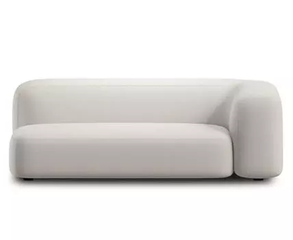 Диван Риббл-10 Bucle White