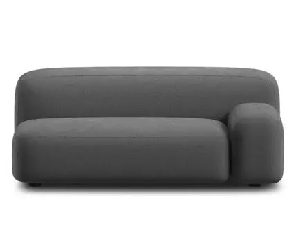 Диван Риббл-1 Bucle Grafit