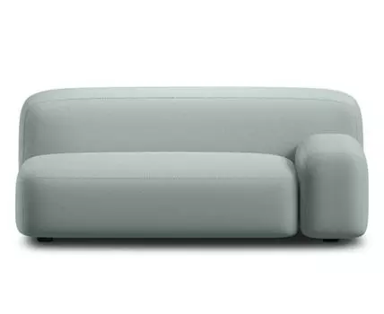 Диван Риббл-1 Bucle Mint