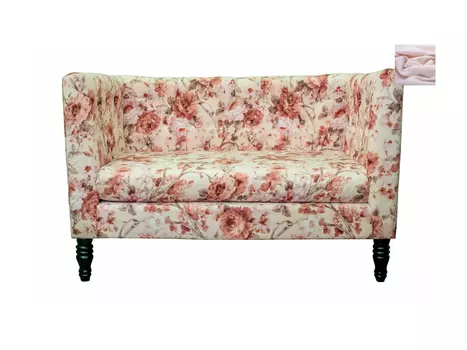 Диван Rose flower розовый