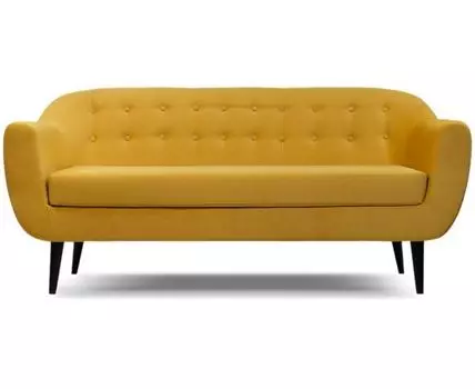 Диван Роттердам-3 Velvet Yellow (без механизма)