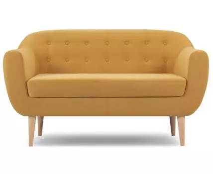 Диван Роттердам Velvet Yellow