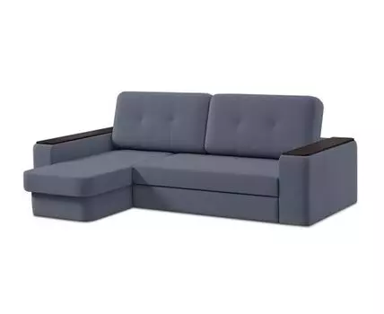 Диван с оттоманкой Арго Лайт (Текстиль, Синий)