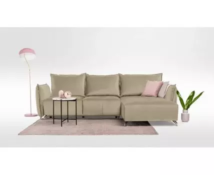 Диван с оттоманкой Дельта Лайт (Текстиль)