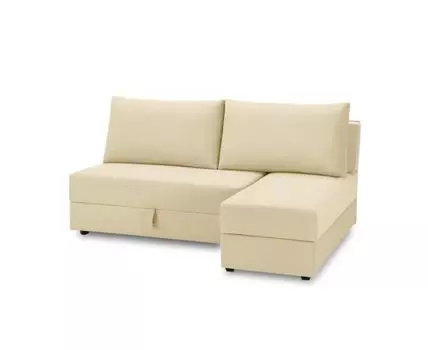 Диван с оттоманкой Джелонг Лайт (Велюр, Бежевый)