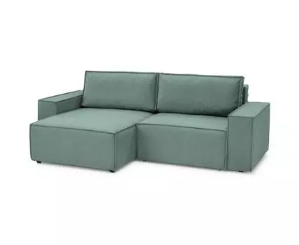 Диван с оттоманкой Софт 2 (малый) (Зеленый)