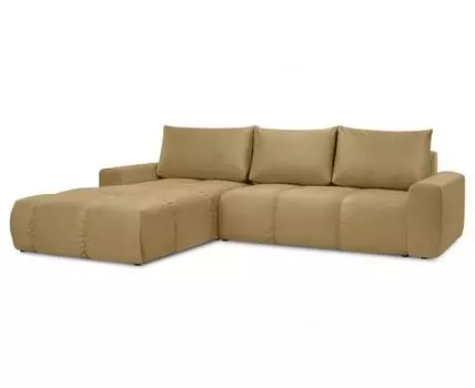 Диван с оттоманкой Венто Лайт (Текстиль, Охра)