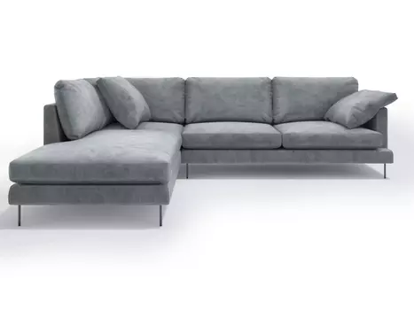 Диван SAHA угловой со спинкой