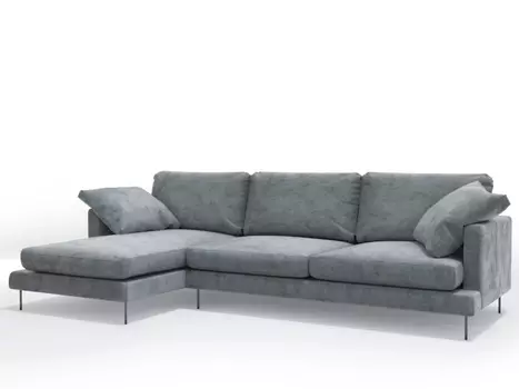 Диван SAHA угловой трехместный