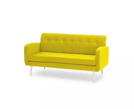 Диван Сантьяго (Велюр, Желтый)