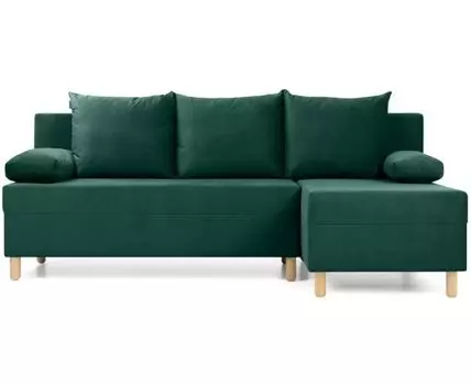 Диван угловой Амрано Velvet Emerald