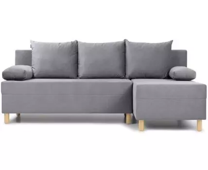 Диван угловой Амрано Velvet Grey (без механизма)