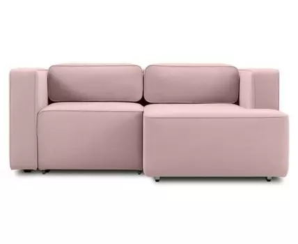 Диван угловой Аронт Мини Velvet Pink