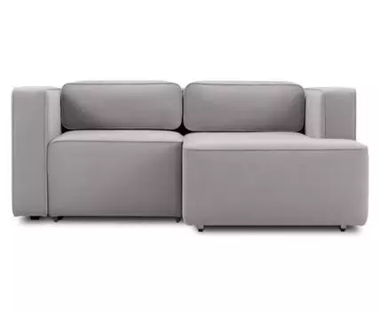 Диван угловой Аронт Мини Velvet Smoke