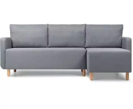 Диван угловой Беллер Textile Silver