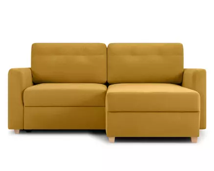 Диван угловой Бруквиль Velvet Yellow