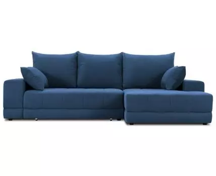 Диван угловой Дарол Velvet Navy Blue