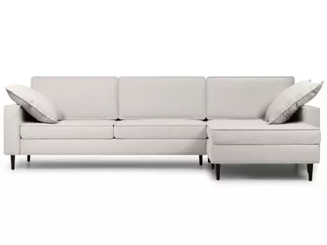 Диван угловой Дисент Bucle White