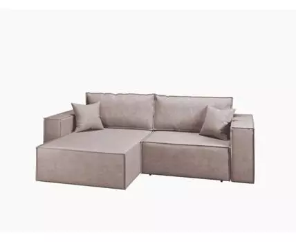 Диван угловой Hygge (Бежевый, 250, 154, Еврокнижка)