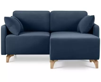 Диван угловой Льери Мини Velvet Blue