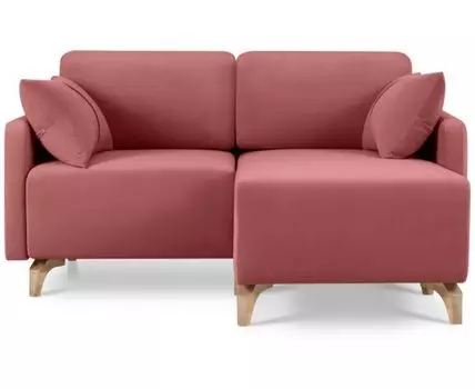 Диван угловой Льери Мини Velvet Coral
