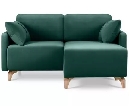 Диван угловой Льери Мини Velvet Emerald