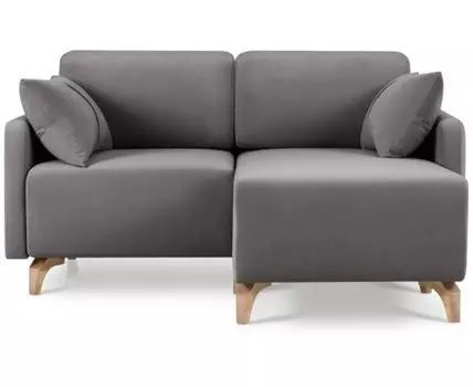 Диван угловой Льери Мини Velvet Grey