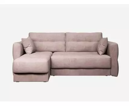Диван угловой левый Ricco (Розовый, 160, 230, Тик-так)