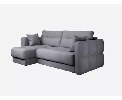Диван угловой левый Ricco (Серый, 160, 230, Тик-так)